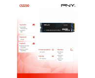 PNY 500GB M.2 PCIe NVMe CS2230 - 1116165 - zdjęcie 3